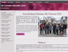 Tablet Screenshot of nkv2010.kndb.nl